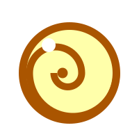 Its spiral shell